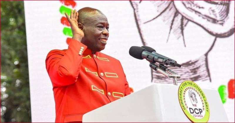 DCP party leader Rigathi Gachagua.
